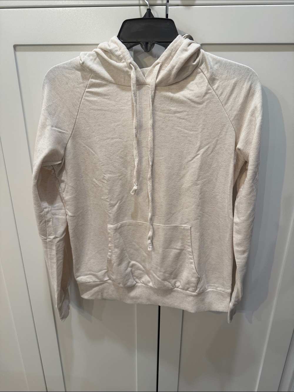 Active USA Cream Lightweight Hoodie Sweater